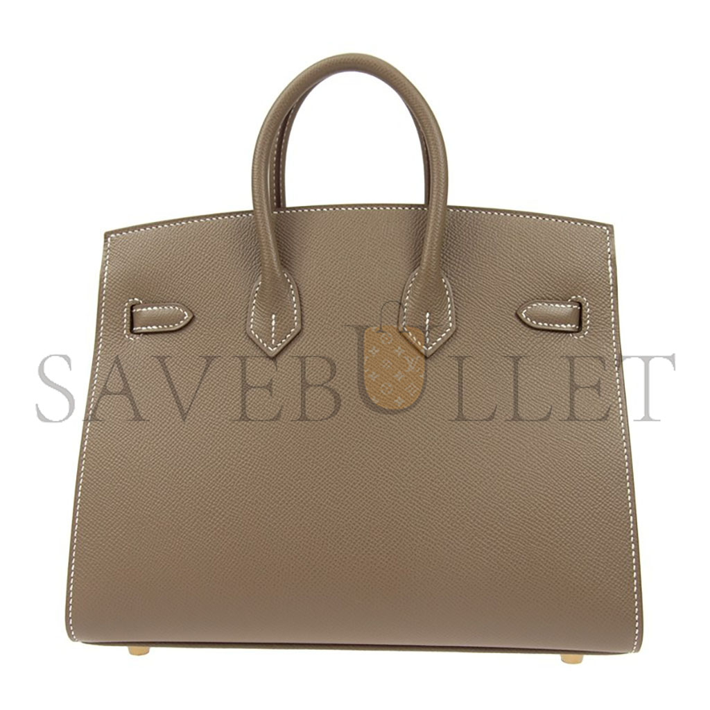 H**mes master birkin 30 epsom leather elephant grey gold buckle handbag h028369cc18 (30*23*15cm)